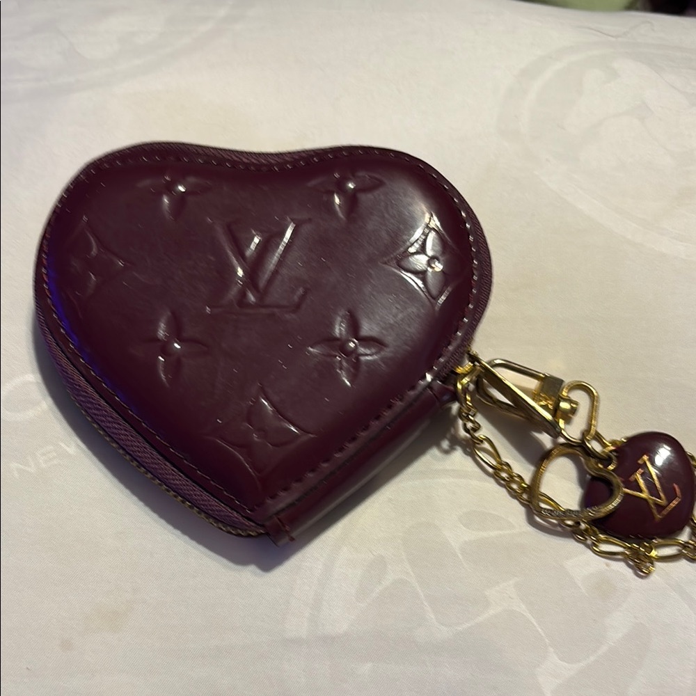 Louis Vuitton Brown and Gold Key Card Holder